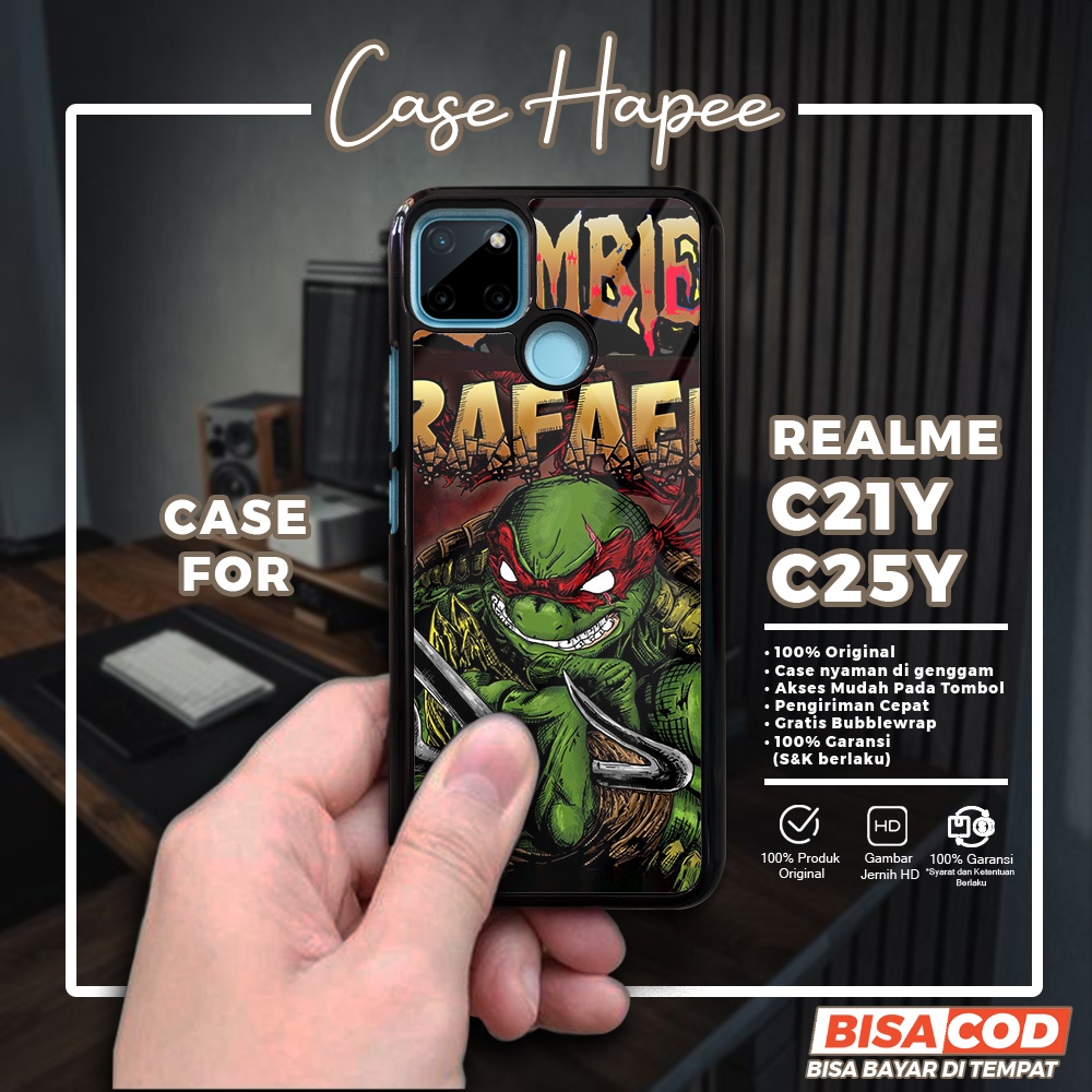 Case Realme C21Y C25Y Casing Realme C21Y C25Y [ZOMB] Casehapee Case Glossy Case Aesthetic Custom Cas