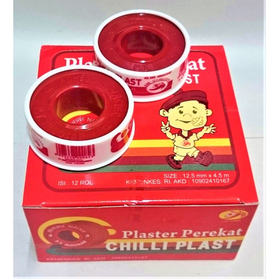 CHILIPLAST Plester ROLL/Plester roll kain coklat