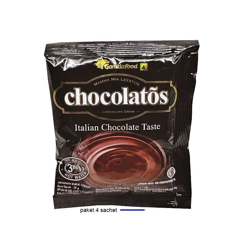 

CHOCOLATOS (chocolate drink) 1 renceng isi 10 sachet