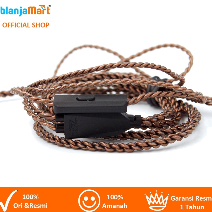 Dijul Mur4h KZ Dark High Purity Copper Cable with Mic Kabel KZ ZSN Pro X ZS1 Pro ZSX ZAX DQ6 EDX Pro