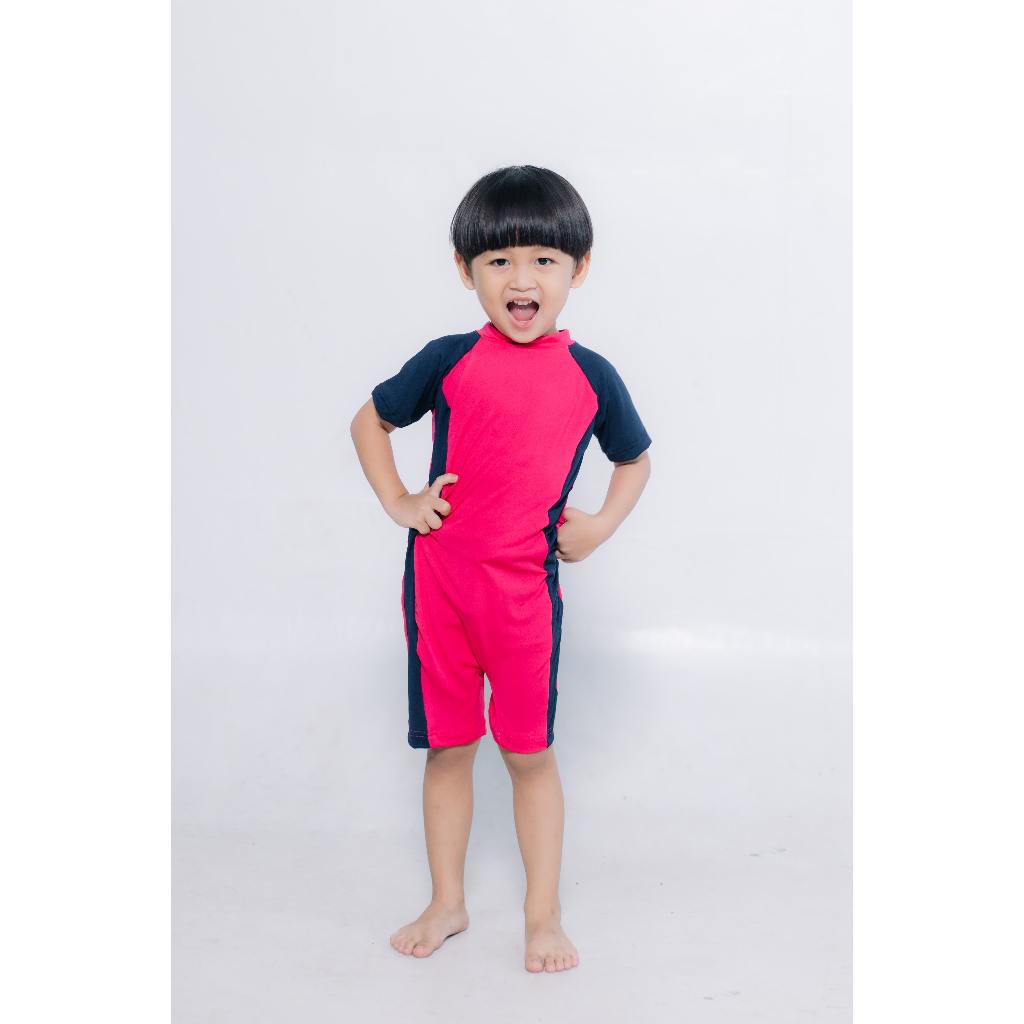 BAJU RENANG ANAK POLOS PEREMPUAN DAN LAKI-LAKI  2-13 TH