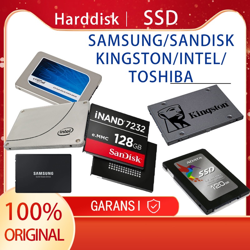 Sale SSD WD BLUE TOSHIBA SAMSUNG Laptop Sata 128GB 256GB 512GB 1TB 2.5 inch / Ssd M2 Sata | Harddisk