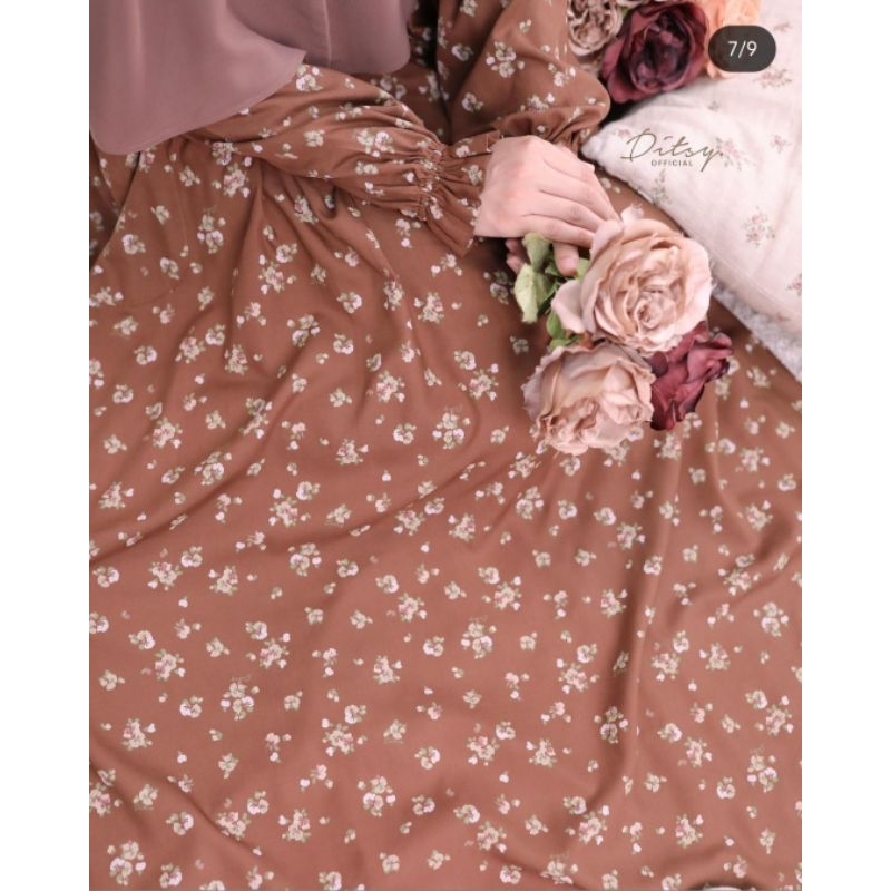 Ditsy, Riskirich, Silmee/Shuvaye, Salvina. PL gamis, PL ditsy, preloved ditsy, preloved gamis