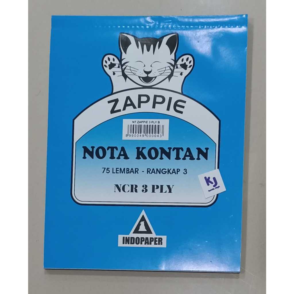 

ZAPPIE buku nota 3 ply besar / nota kontan rangkap 3 / nota ncr 3 ply / nota kontan ncr 3 ply / buku nota rangkap 3