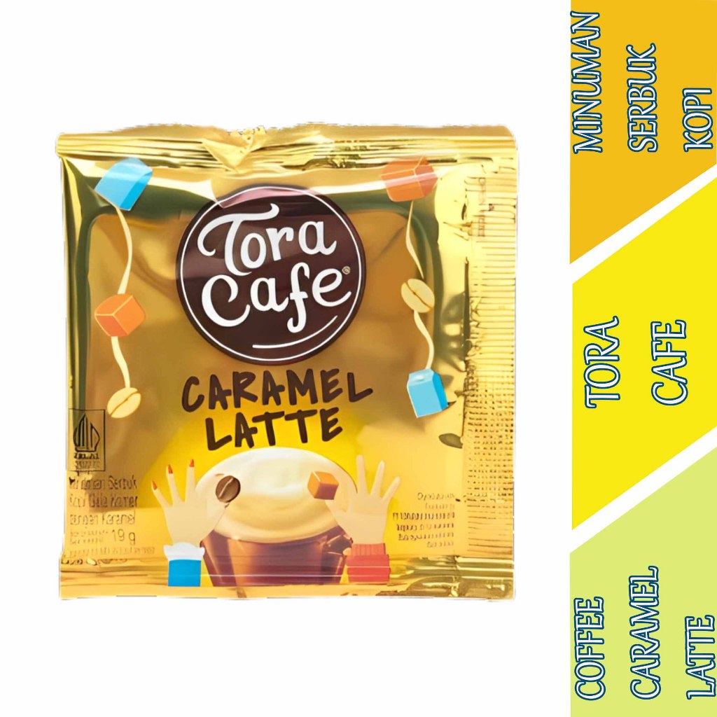 

Coffee Caramel Latte - Tora Cafe - Minuman Serbuk Kopi - 19grx10pcs