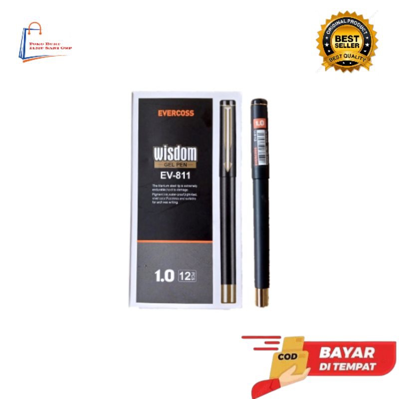 

PULPEN GEL WISDOM 10 mm jual per lusin