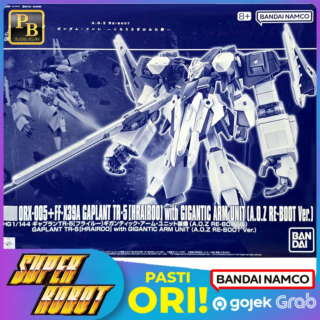 𝗕𝗔𝗡𝗗𝗔𝗜 HG ORX-005 Gaplant TR-5 Hrairoo with Gigantic Arm Unit AOZ REBOOT - HGUC P-BANDAI Limited