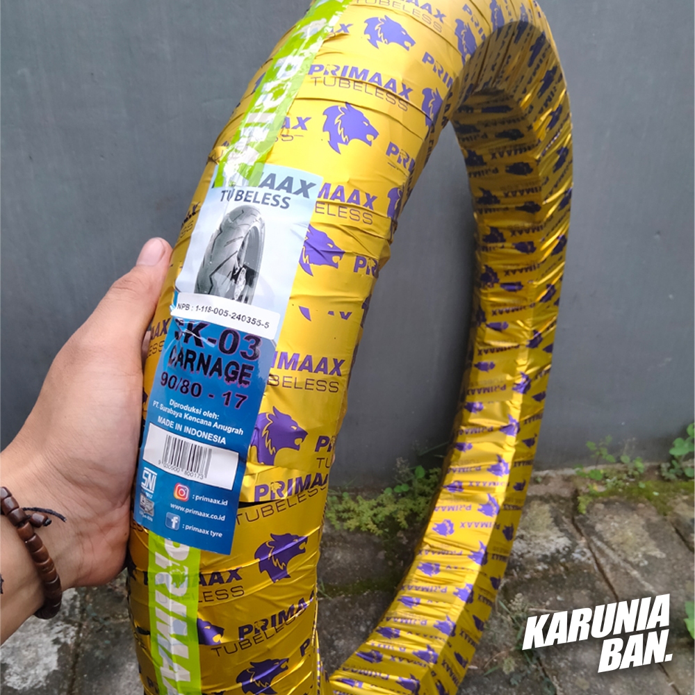 Ban Luar PRIMAX SK03 RING 17 COPY PIRELLI DIABLO ROSSO TUBELESS ORIGINAL