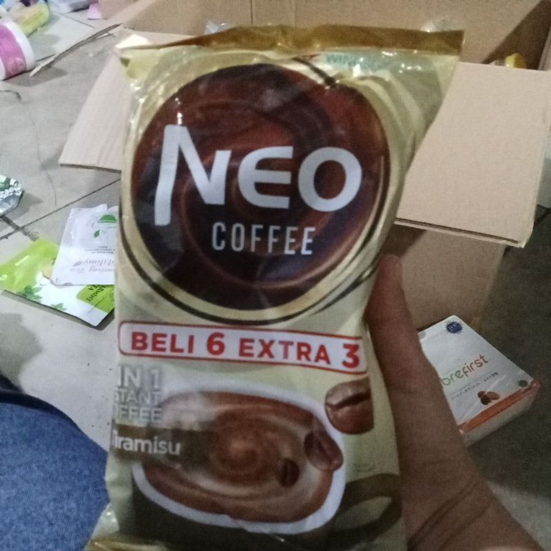 

Neo Coffee 3 in 1 instan Coffee isi 6 ekstra 3