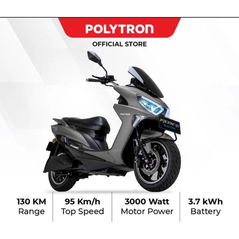 SUBSIDI POLYTRON Fox R Sepeda Sepeda Motor Listrik - OTR Jabodetabek