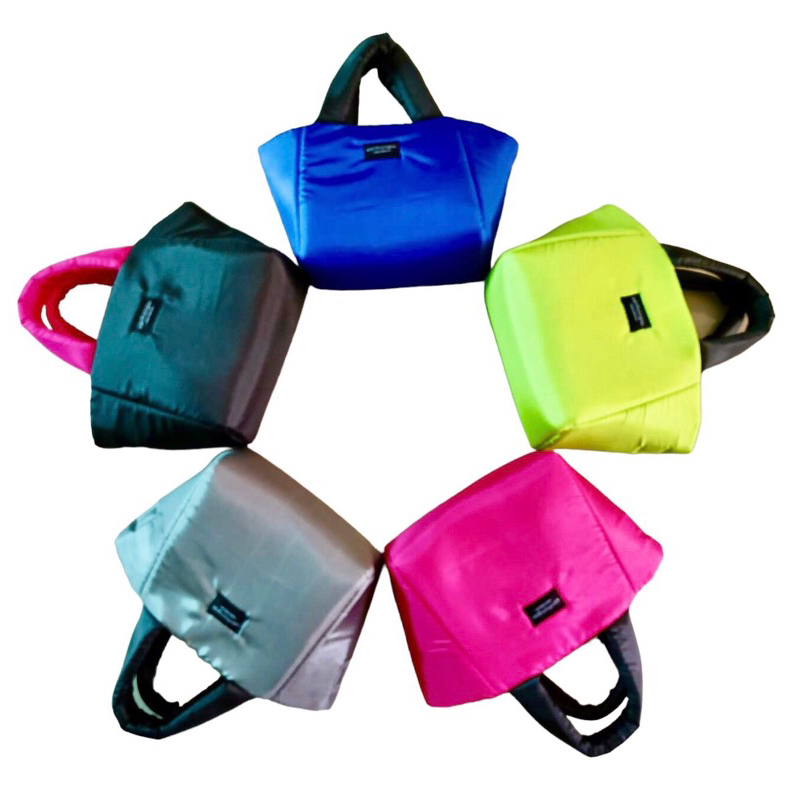 Kanthongan | Shoulde Bag Neon Series - Tas Selempang Wanita Puffy Seri Neon Nilon Stylish