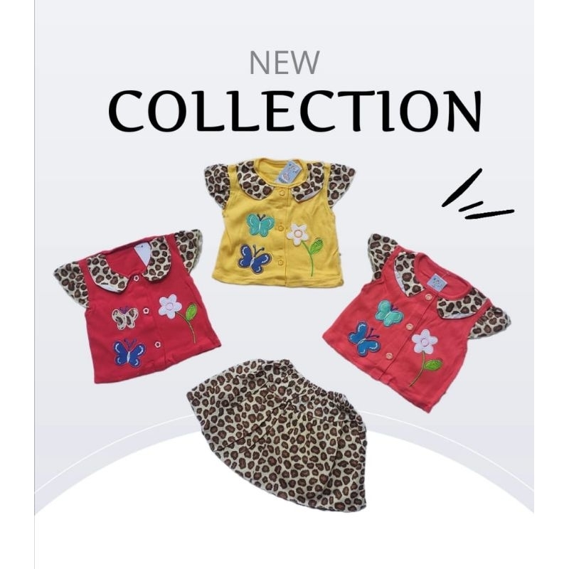 setelan rok bayi / rok bayi perempuan/ baju bayi perempuan /setelan rok anak cewek