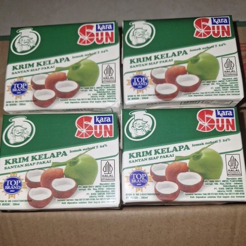 

Santan Sun Kara 200 ml/ Santan instan siap pakai