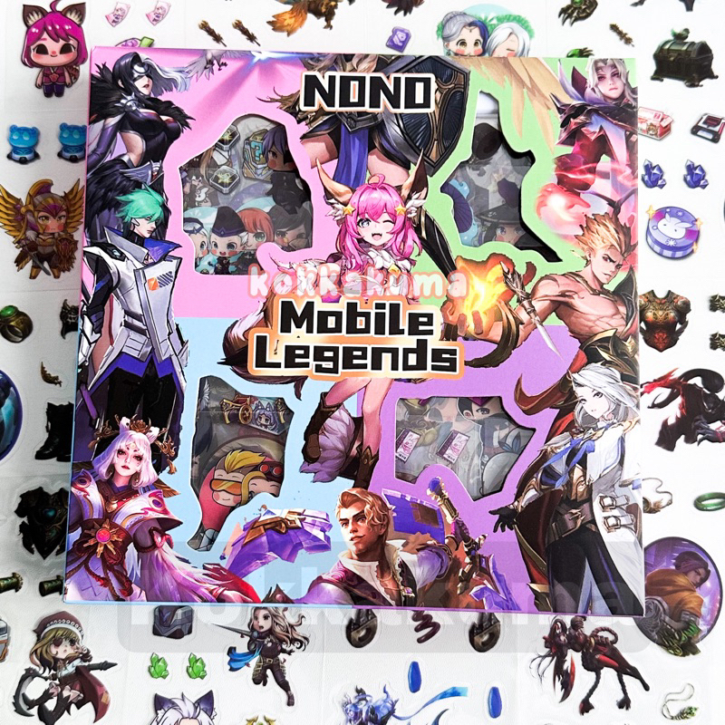 ( LLM ) NONO Mobile Legends NANA / LUNOX Sticker Box Original Karakter Game