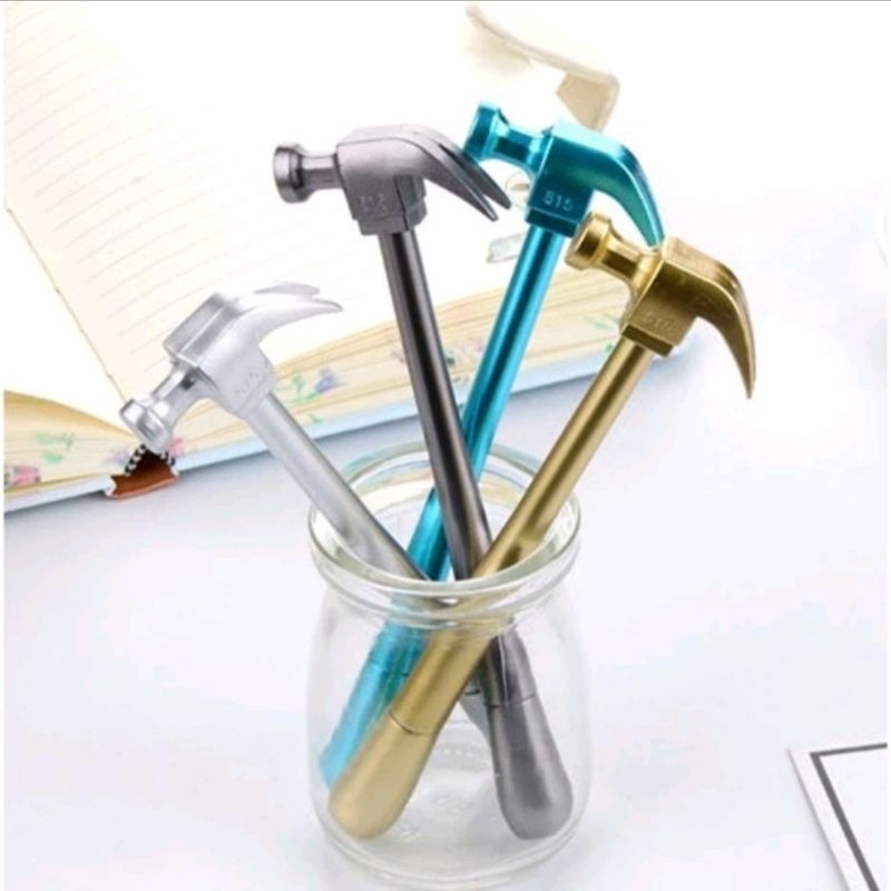 

Pen Pena Bolpen Ballpoint Lucu Unik Model Palu 968