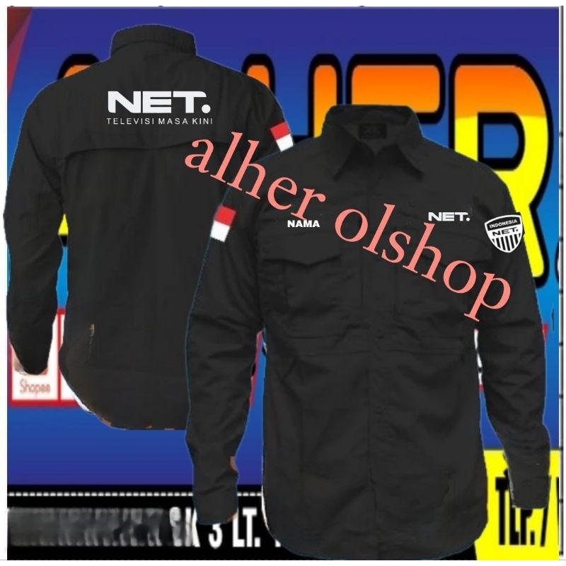 kemeja tactical net tv baju tactical net tv seragam tactical net tv kemeja net baju net tv seragam n