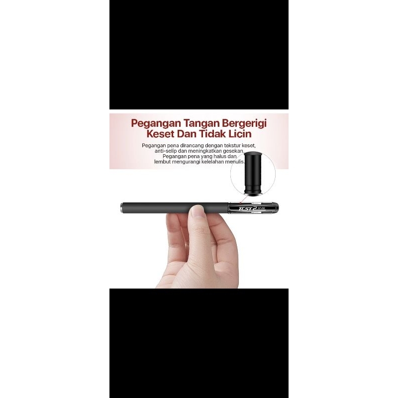 

Pulpen Gel Tabung Jarum Penuh 2 Warna 0.5mm 1pc
