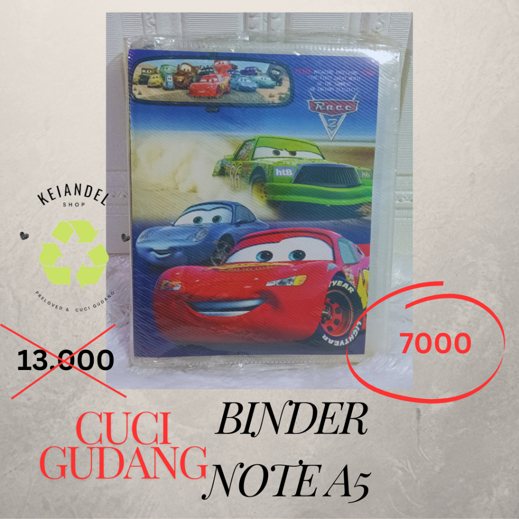 

CUCI GUDANG Binder note A5