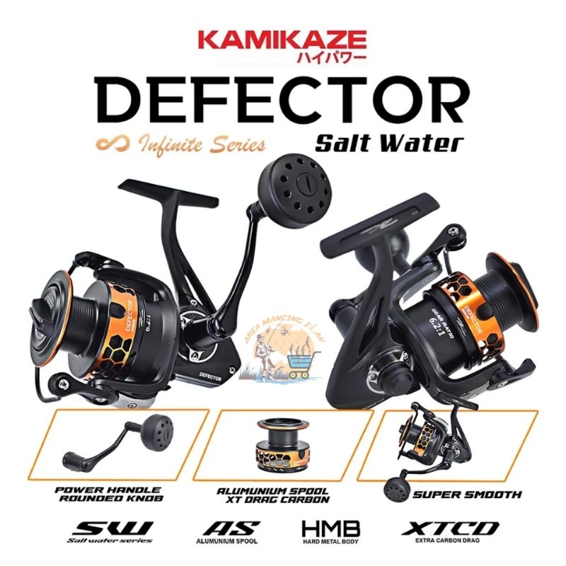 Reel Team Kamikaze DEFECTOR 2500 3000 3500 4000 4500H 5000H Metal Body