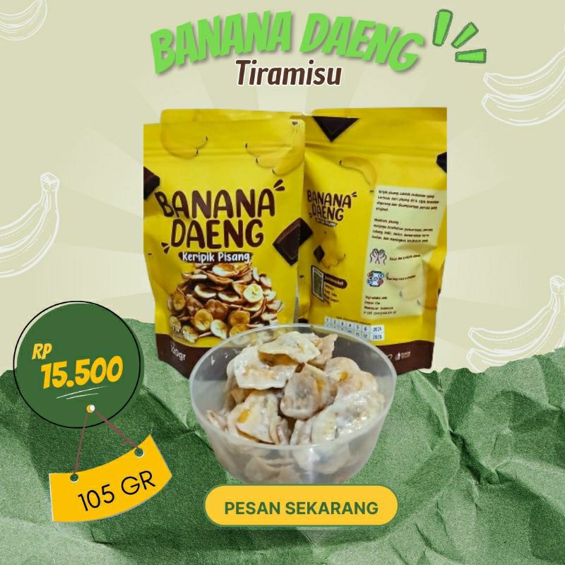 

Kripik Pisang Rasa Tiramisu