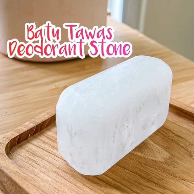 Free Ongkir BATU TAWAS DEODORANT UNTUK KETIAK  KAKI  WHITE