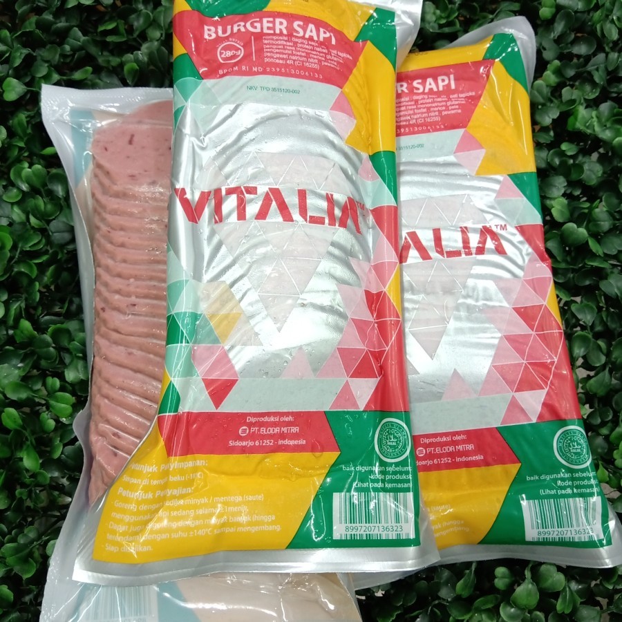 

Daging Burger Sapi Vitalia Beef Burger Mini Bernardi 280gr isi 20pcs