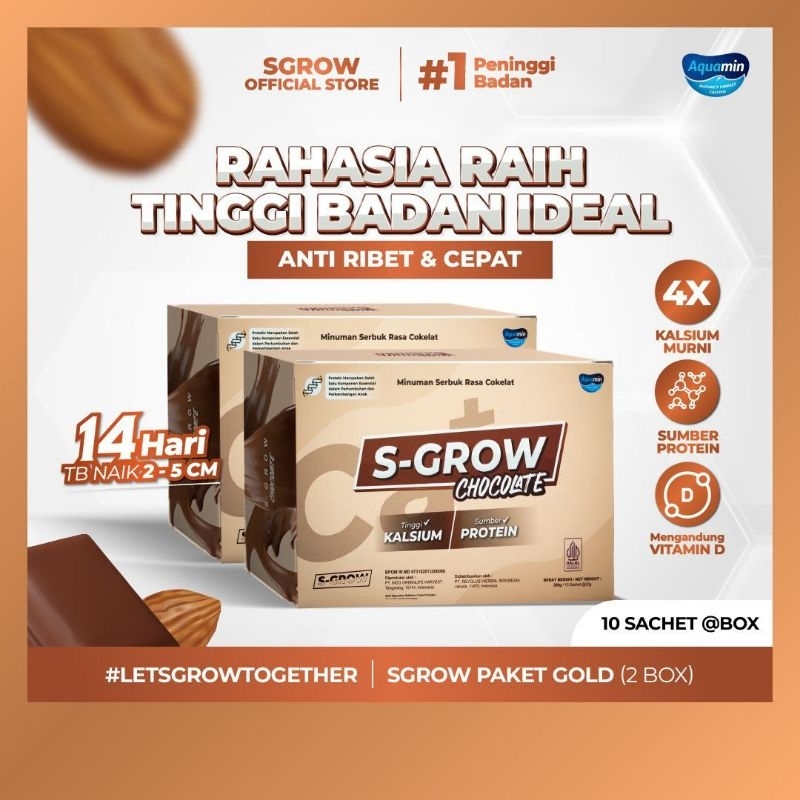 

SGROW CHOCOLATE-susu suplemen peninggi badan terbaik(2BOX)