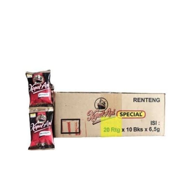 Kopi kapal api bubuk mini 6.5 gr dus