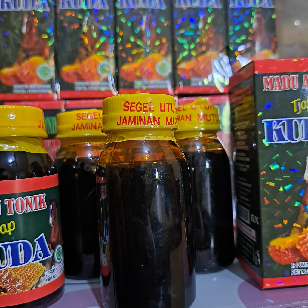 

KEMASAN POLOS TJAP MADU SUPER TONIK` Madu super - Madu tonic 6x - herbal harga 1botol original