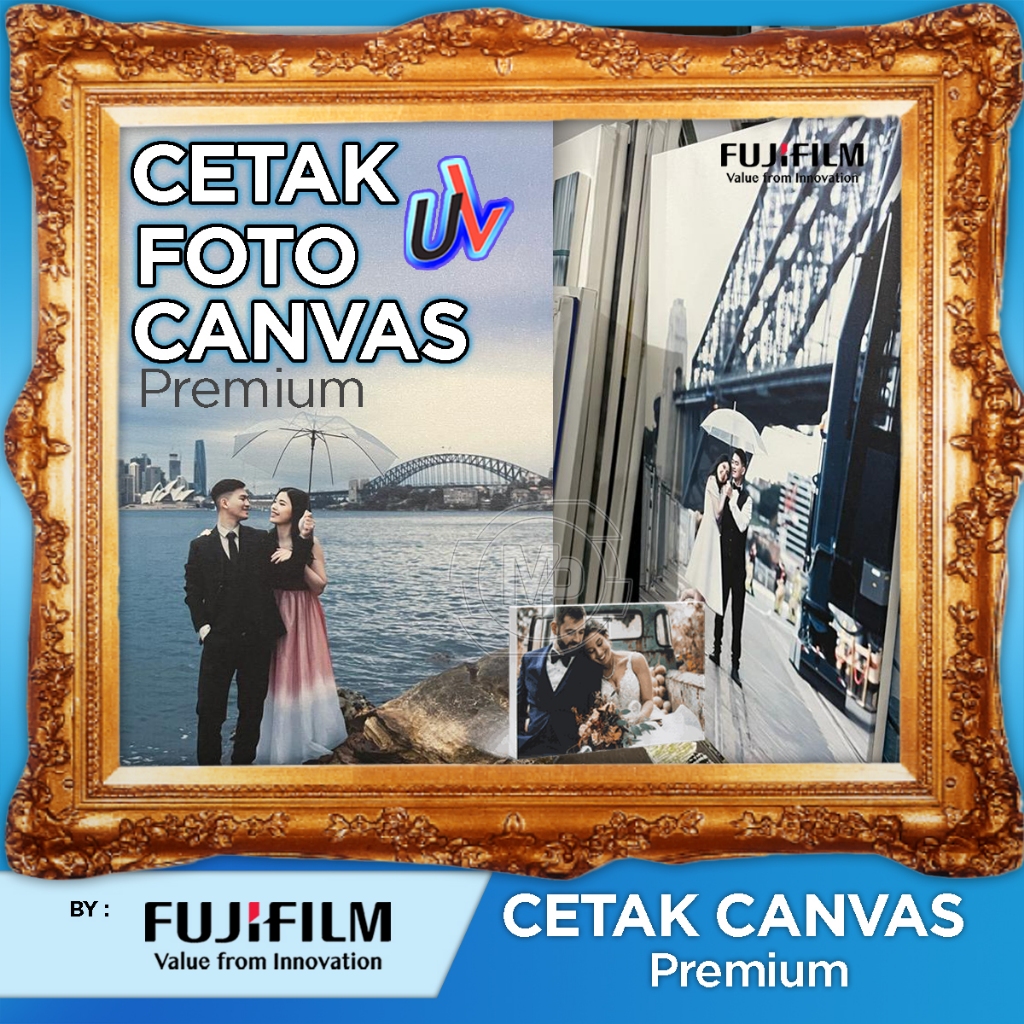 Cetak Foto Canvas Premium / Print Foto Kanvas / Canvas Lembaran / Print UV BY FUJIFILM