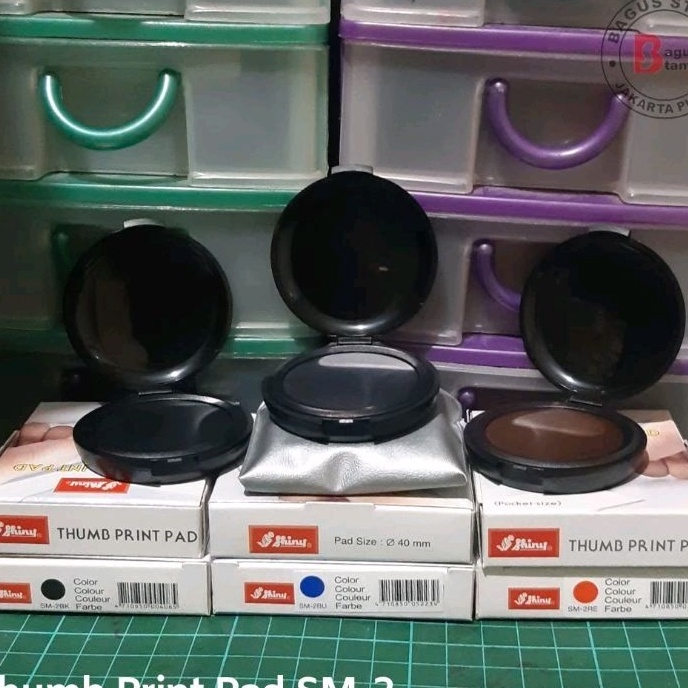 

Serbu Grosir Thumb Print Pad SHINY SM 2A SM2A SM2A Cap Jempol Sidik Jari Notaris Fingerprint pad