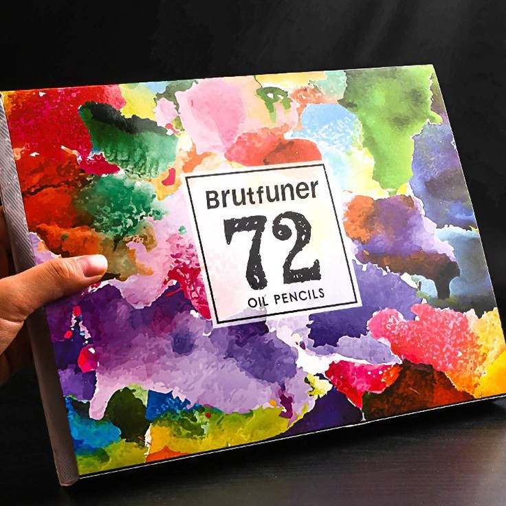 

Super Jualan Pensil Warna Brutfuner Painting Oil Pencil Artist Color Pencils Set 72