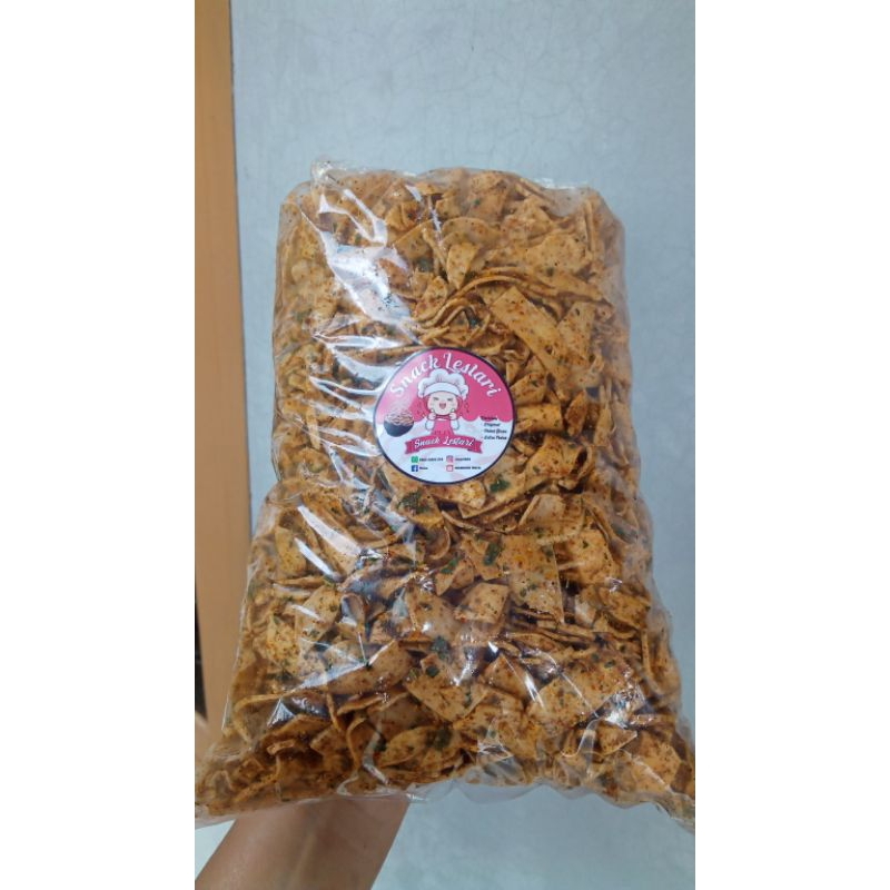 

BASRENG DAUN JERUK kemasan 1kg PEDAS SEDANG!!