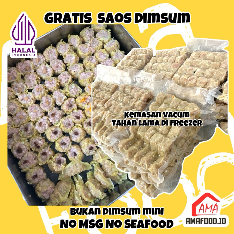 

DIMSUM FROZEN MIX HALAL ( 100 pcs mix )