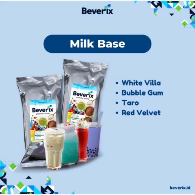 

Bubuk Minuman Aneka Rasa Milkshake Beverix Kemasan 500 gram All Varian