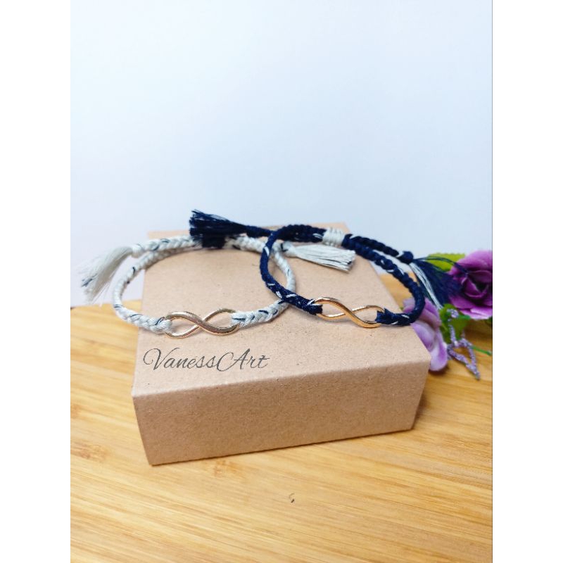 Gelang Couple Infinity | Gelang benang infinity