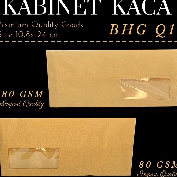 

Buruan Beli Amplop Coklat Kabinet Kaca KiriKanan 8gsm BHG Import