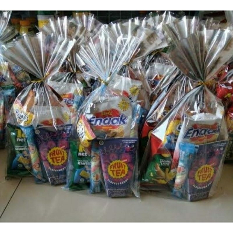 

paket snack ulang tahun anak / bingkisan ulang tahun anak ( fruit tea)