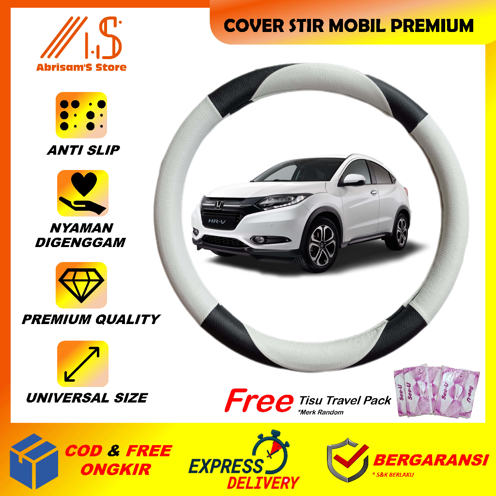 Cover Stir Mobil HR-V Sarung Setir Honda HR-V Pelindung Steer Ster Seter Mobil Honda HR-V