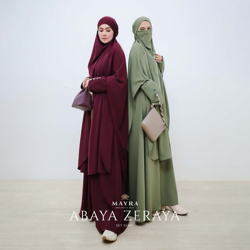 Abaya Zeraya Syari Series Original By Mayra