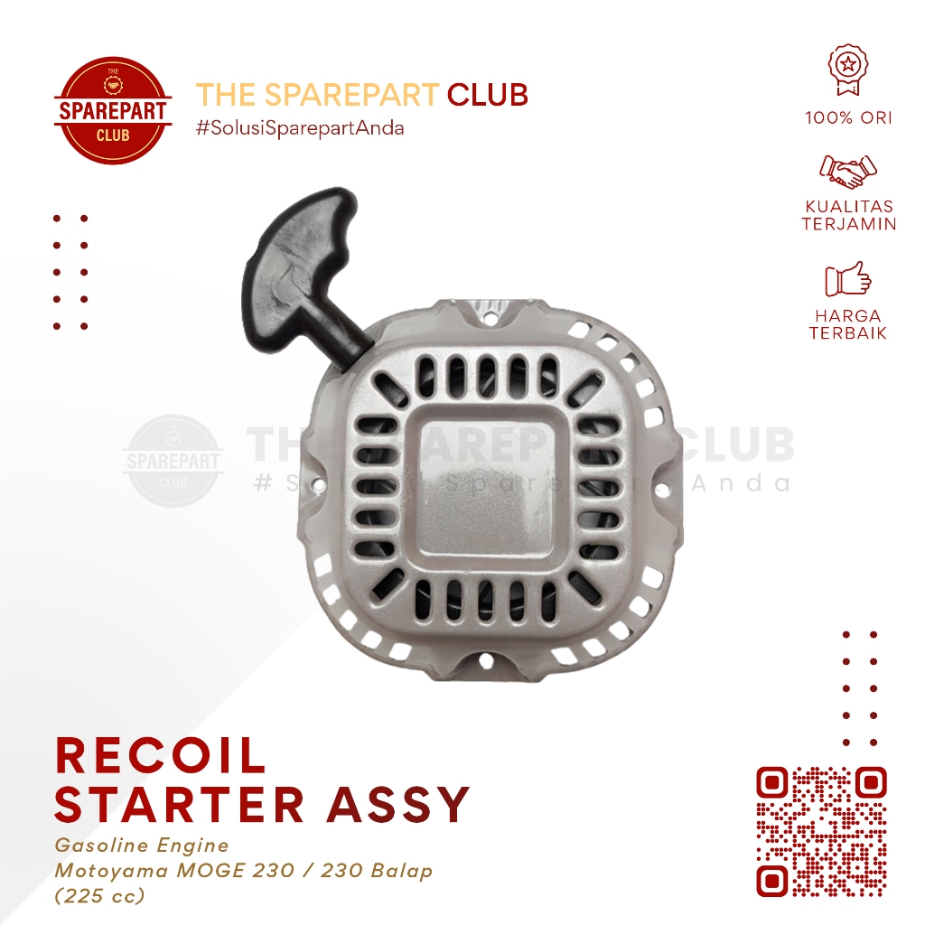 Kap Stater Engkol Engine Motoyama MOGE 230 / 230 Balap Recoil Starter Assy