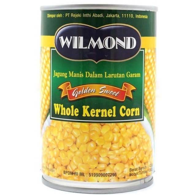 

Wilmond whole kernel corn(Jagung Kaleng Manis) 425 gr