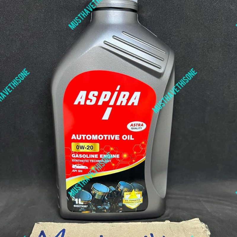Oli shell aspira astra oil 0w20 api SN produksi shell