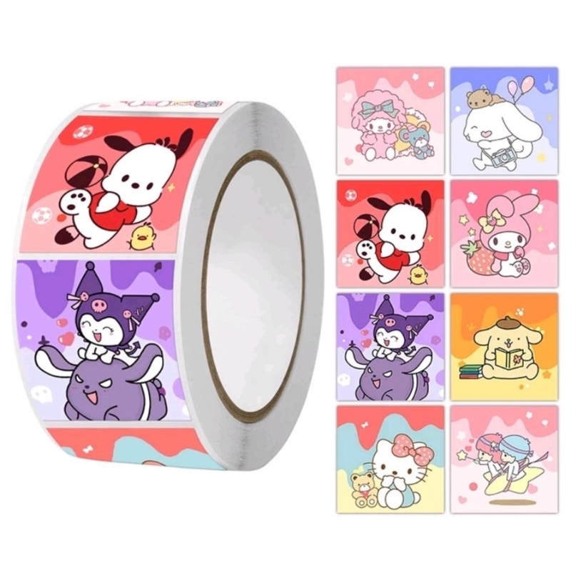 

Sticker Sanrio Lucu Mini 2cm Stiker Decor Sanrio 500pcs