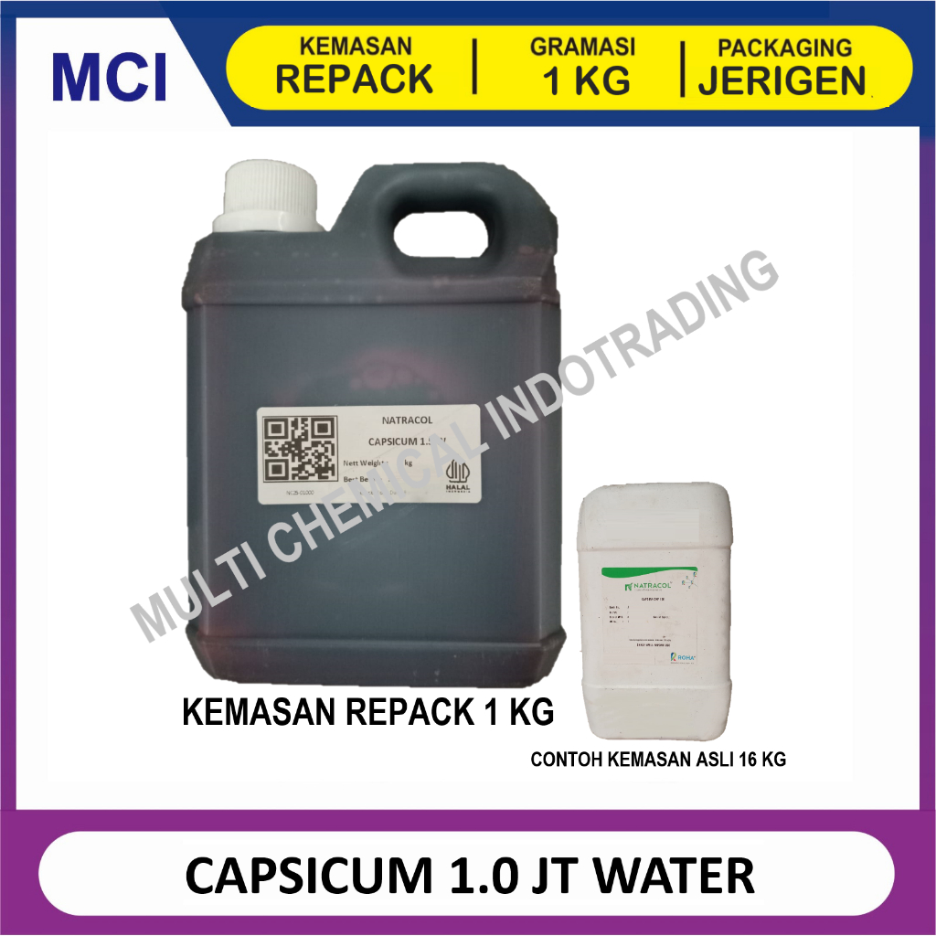 

Capsicum Oleresin - ekstrak cabai / cabe 1.0 jt SHU Water Soluble-1KG