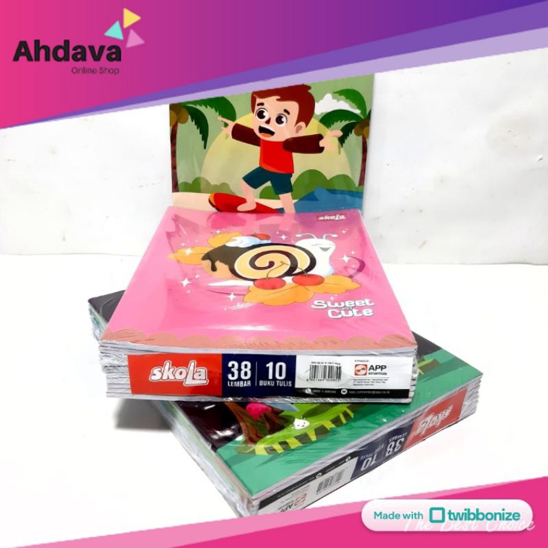 

Buku Tulis Skola Isi 38 Lembar 1 Pack Isi 10 Buku