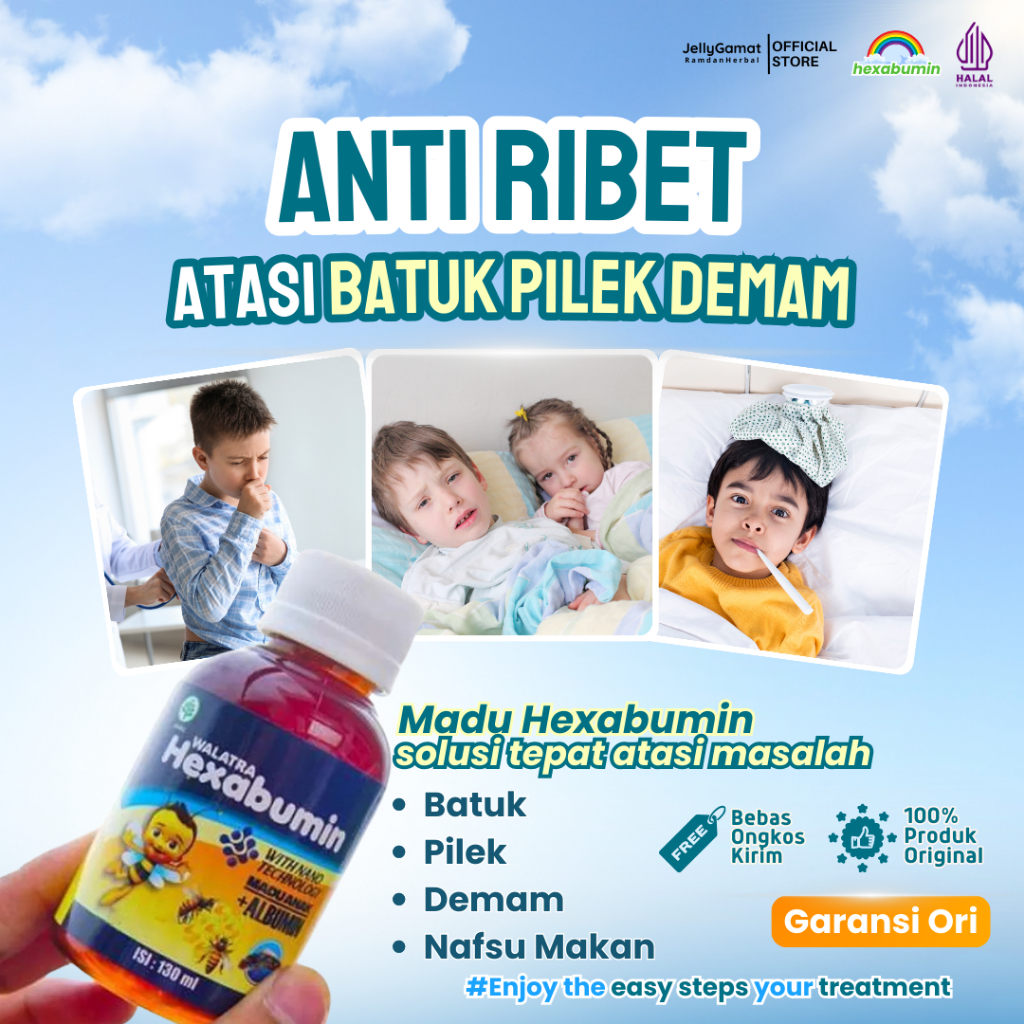 Obat Batuk Pilek Demam Tak Kunjung Sembuh Obat Batuk Anak Obat Pilek Anak Obat Demam Anak Madu HEXAB