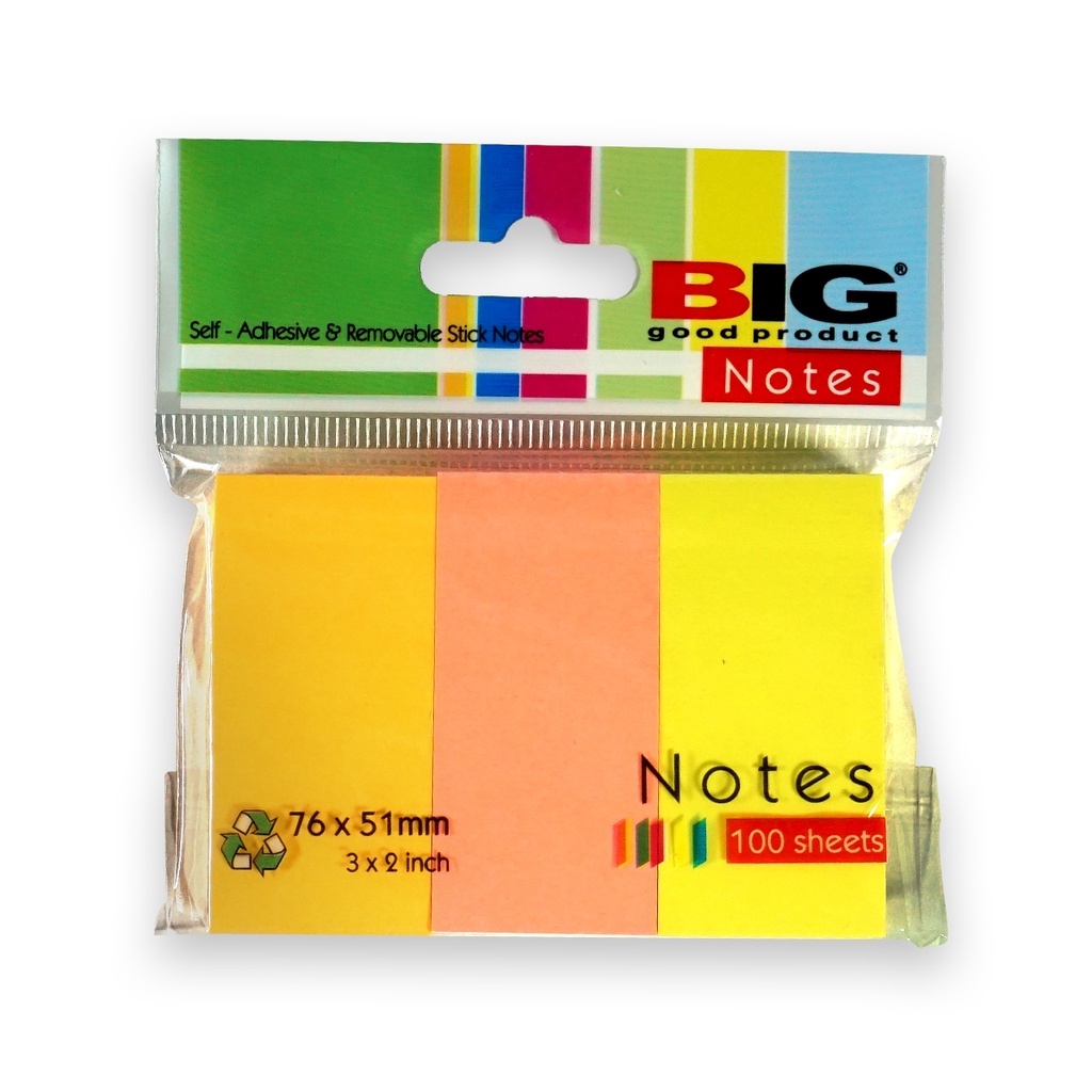 

BIG Sticky Notes Warna/ Note Kertas/ Memo Tempel 7651 - 3W