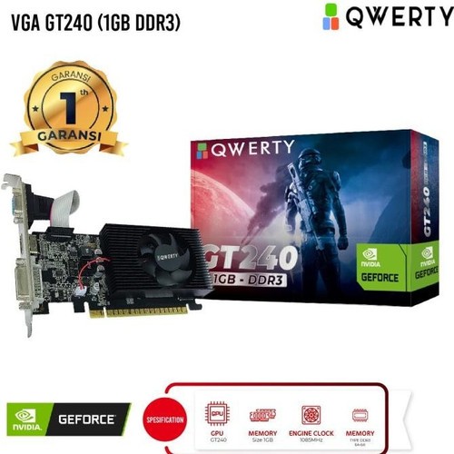 VGA Qwerty GT 240 1GB DDR3 GeForce GT240 Graphic card