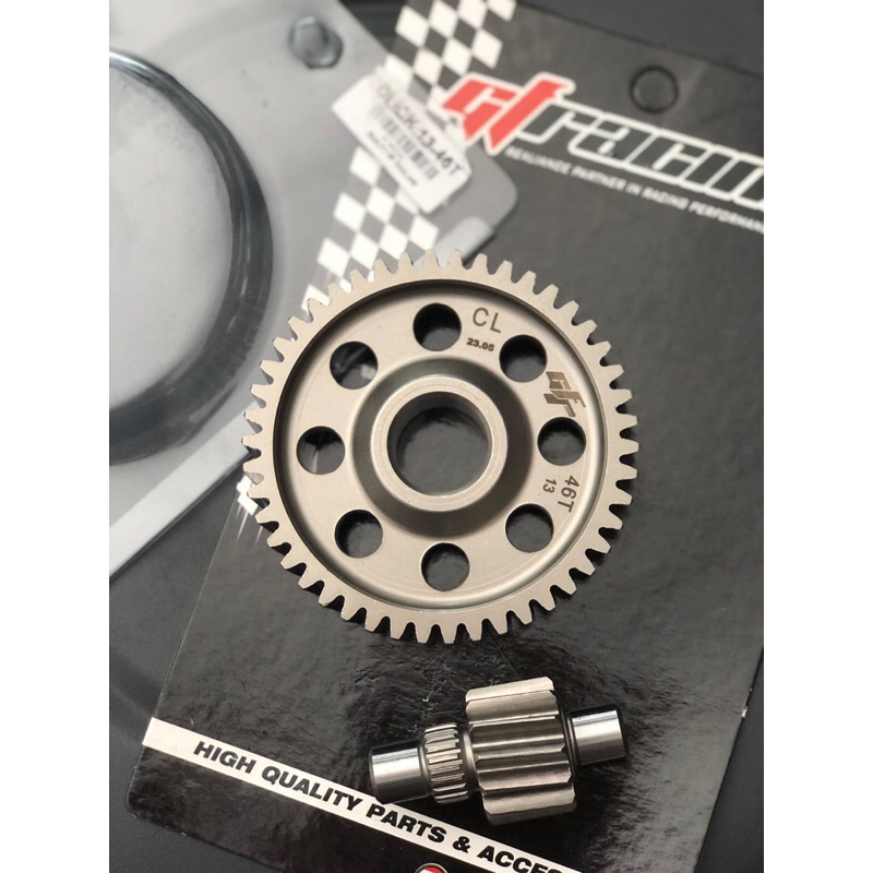 Gearbox Vario 110 / Beat karbu kvy rasio Click Gigi transmisi Gear Ratio Click Ukuran 13-46T GF Raci
